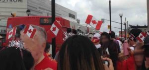 Canada flag headbands