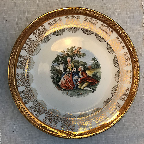 Antique plate